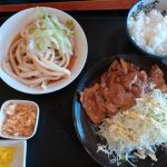 吉田のうどん　山崎屋　焼肉定食