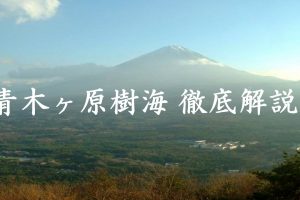 青木ヶ原樹海,解説,アクセス,自殺スポット,富士山,歴史