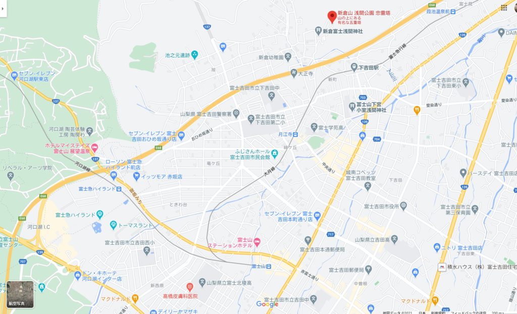 忠霊塔までのアクセス